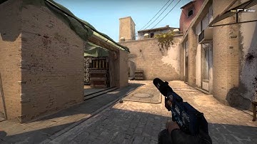 CS:GO 1v4 pistol ace with enemy reaction