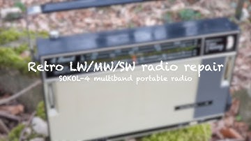 Retro LW/MW/SW radio alignment