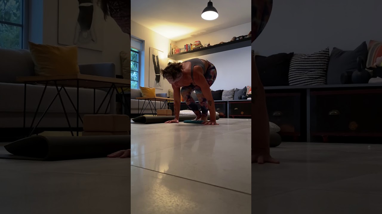 At home hand balancing drills yoga