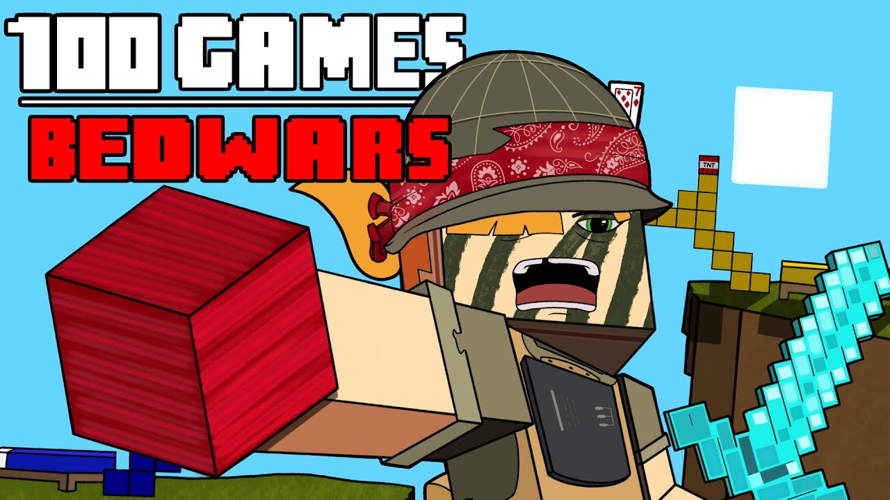 100 Games - [Minecraft Bedwars]