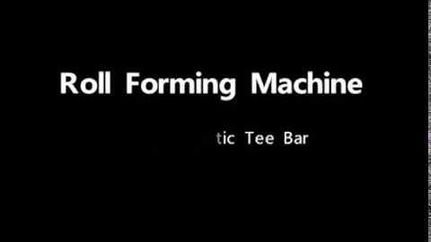 semi automatic sespended  ceiling tee grid t bar roll forming machine