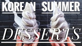 KOREAN DESSERT TOUR in Flushing NYC | aesthetic Seoul-styled cafes, patbingsu & sesame soft serve screenshot 1