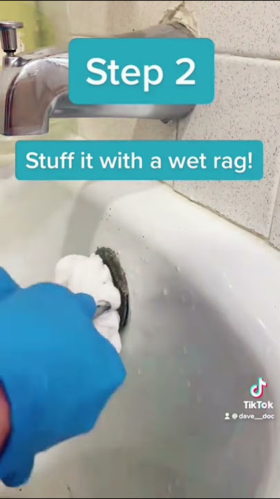 How to unclog your tub! #diy #plumbing #plumber #diyprojects #clog
