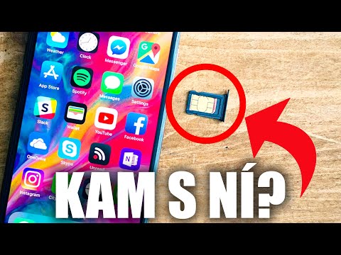 Jak vyndat/vložit SIM kartu do iPhone X / Xs / 11 / 11 Pro?