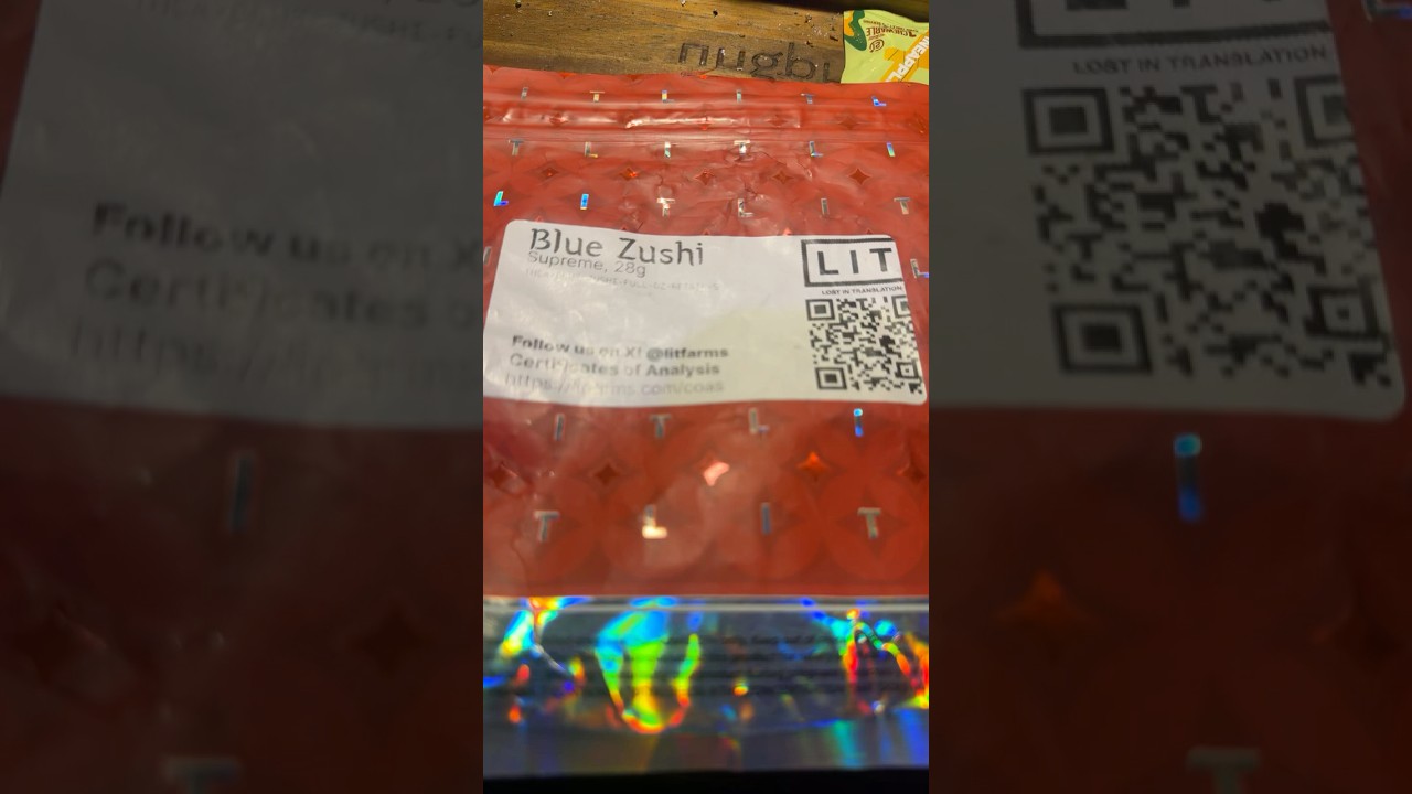 Blue zushi from lit farms 🔥 ⛽️