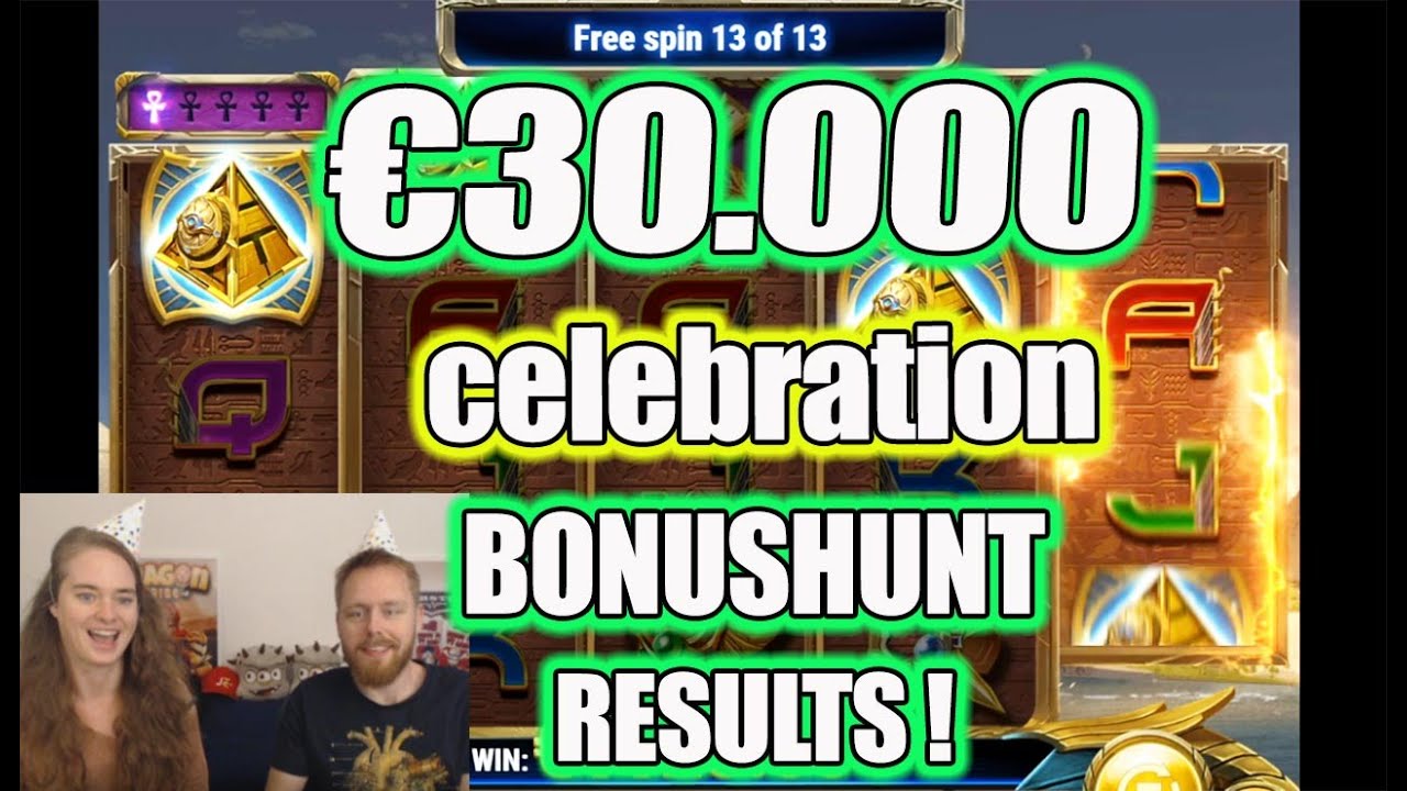 The €30.000 celebration bonushunt results!