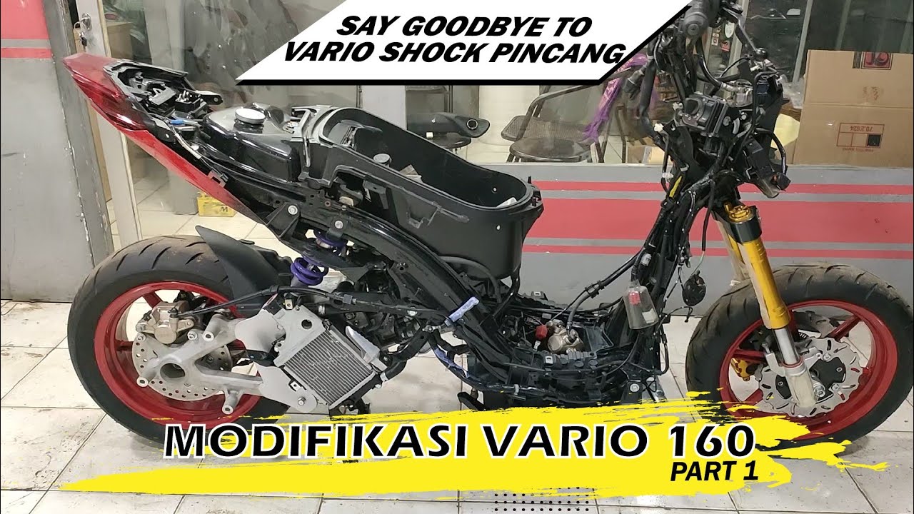 GOKIL❗❗❗ VARIO 160 DI BUAT MONOSHOCK
