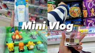 mini vlog | groceries, makeup, skincare, essential shopping