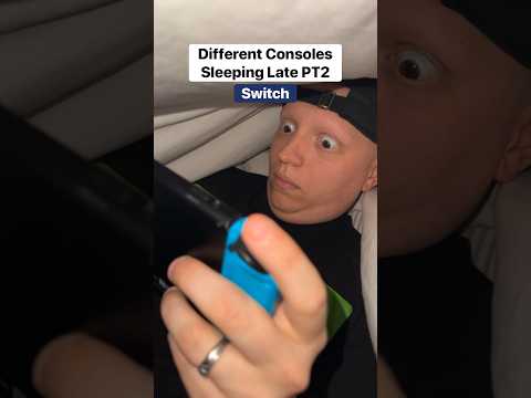 poster for Consoles sleeping late PT2 #funny #comedy #gamer #relatable #gaming