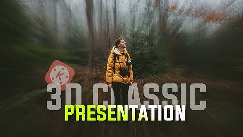 Classic YouTube Presentation In Kinemaster | 3D Presentation Tutorial In Kinemaster