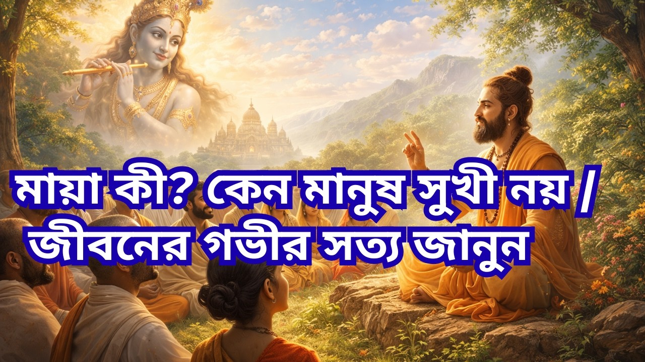 মায়া কী ? কেন মানুষ সুখী নয় ||  জীবনের গভীর সত্য জানুন ||