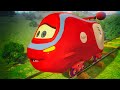 Train cartoon | Super wings | Collection 330