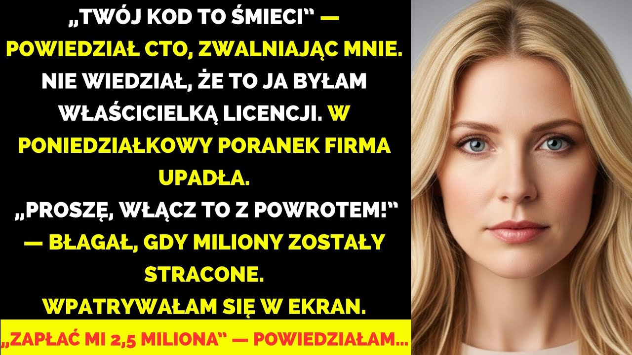 CTO zwolnił mnie z powodu mojego kodu — to ja byłam właścicielką licencji | Korporacyjny Szach-Mat