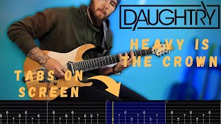 Daughtry - Heavy Is The Crown - Guitar Cover By Simon Lund - Tabs On Screen