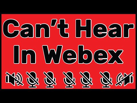 Webex Audio Problems troubleshoot