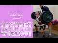Julia Vins | January Powerlifting Workout 2017