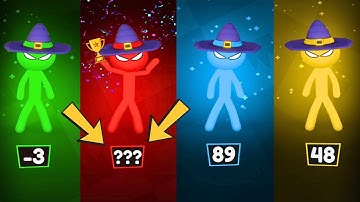 Stickman Party - MiniGames Update Gameplay Walkthrough Part 25 | Tournament Mode 1234 Player Random