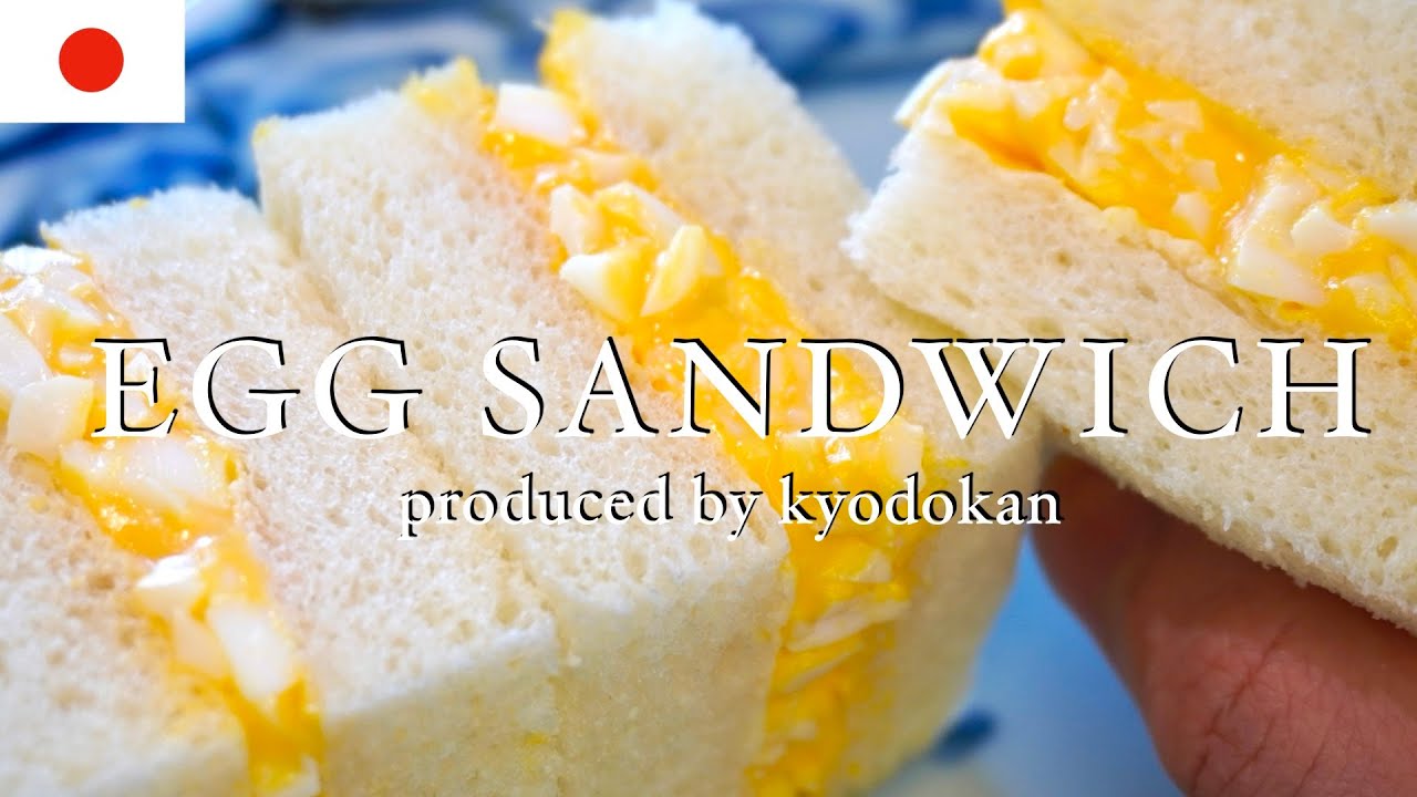 How to make Japanese popular egg sandwich. Fluffy and smooth texture!