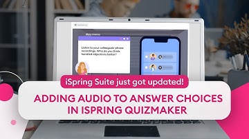 iSpring QuizMaker tips: AUDIO for interactive quizzes