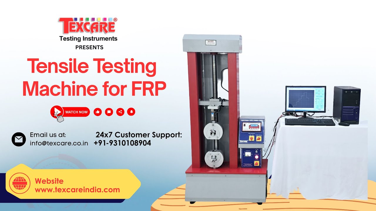 Tensile testing machine for frp, frp tensile testing, frp modulus test ...