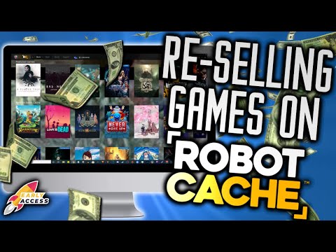 Video: Robot Cache Is Een Nieuwe Winkel Voor Digitale Pc-games Waarmee U Uw Gebruikte Games Kunt Verkopen