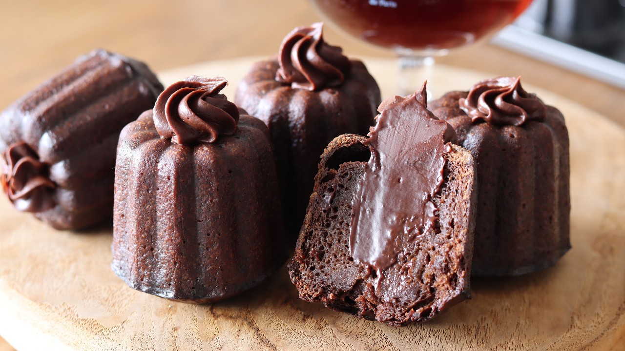 すぐ焼ける米粉のチョコレートガナッシュ・カヌレの作り方＆ラッピング｜HidaMari Cooking