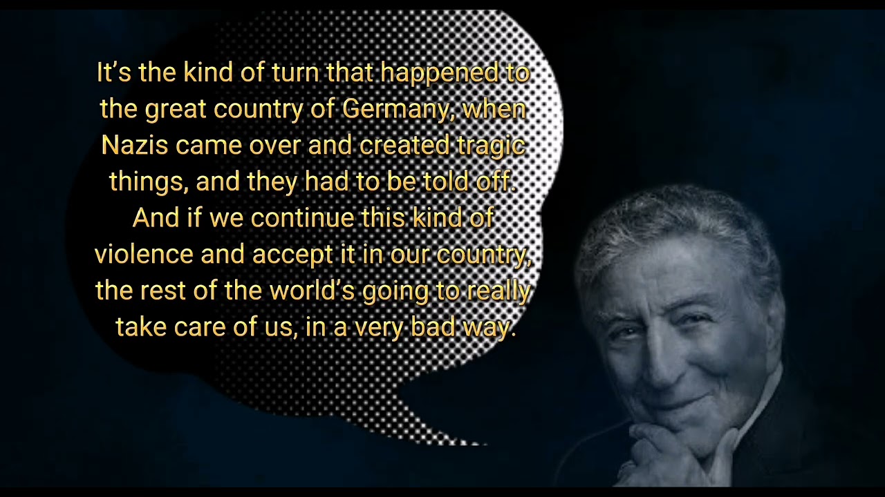 أقول العظماء *We collected for you the best of what Tony Bennett said, 34 beautiful quotes