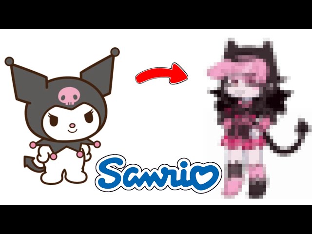 Alguns personagens da sanrio no Gacha Club