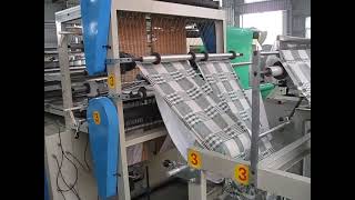 Bag Making Machine Double Layer Four lines Automatic T shirt Bag Making Machine Production Process