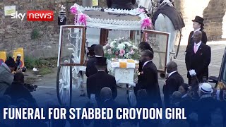 Elianne Andam: Funeral held for 15-year-old girl stabbed to death in Croydon
