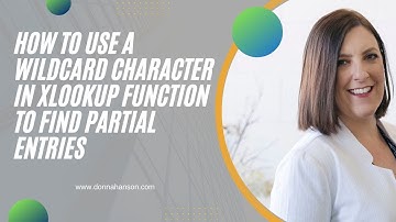 Excel 365 - XLOOKUP with Wildcard