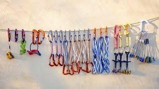 Lightweight Climbing Trad Rack