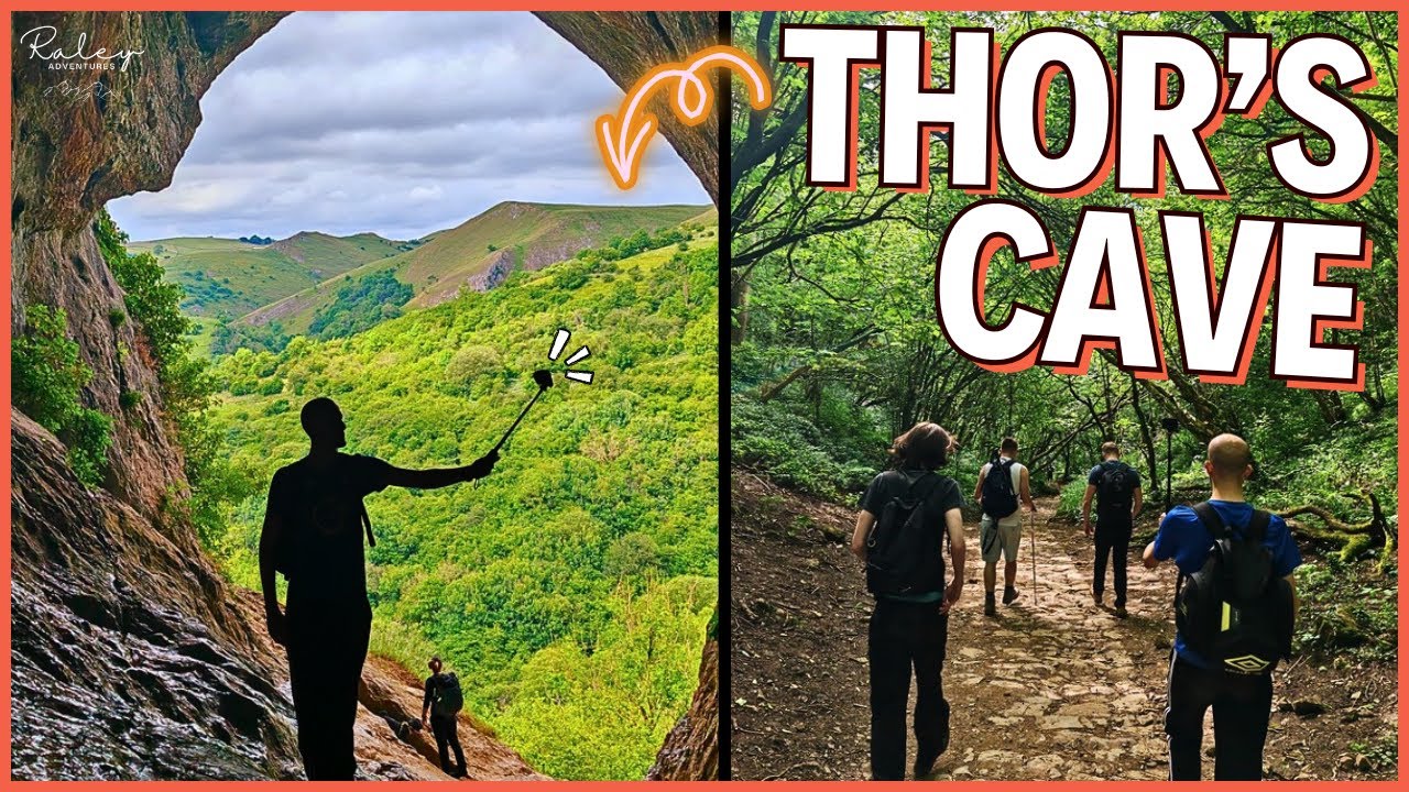 Exploring THORS CAVE & MANIFOLD VALLEY - UK HIKE in the Peak District // Off-The-Track #2