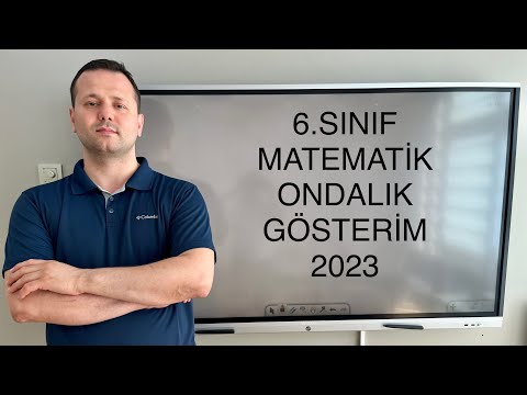 6.SINIF MATEMATİK ONDALIK GÖSTERİM @kadirhocam