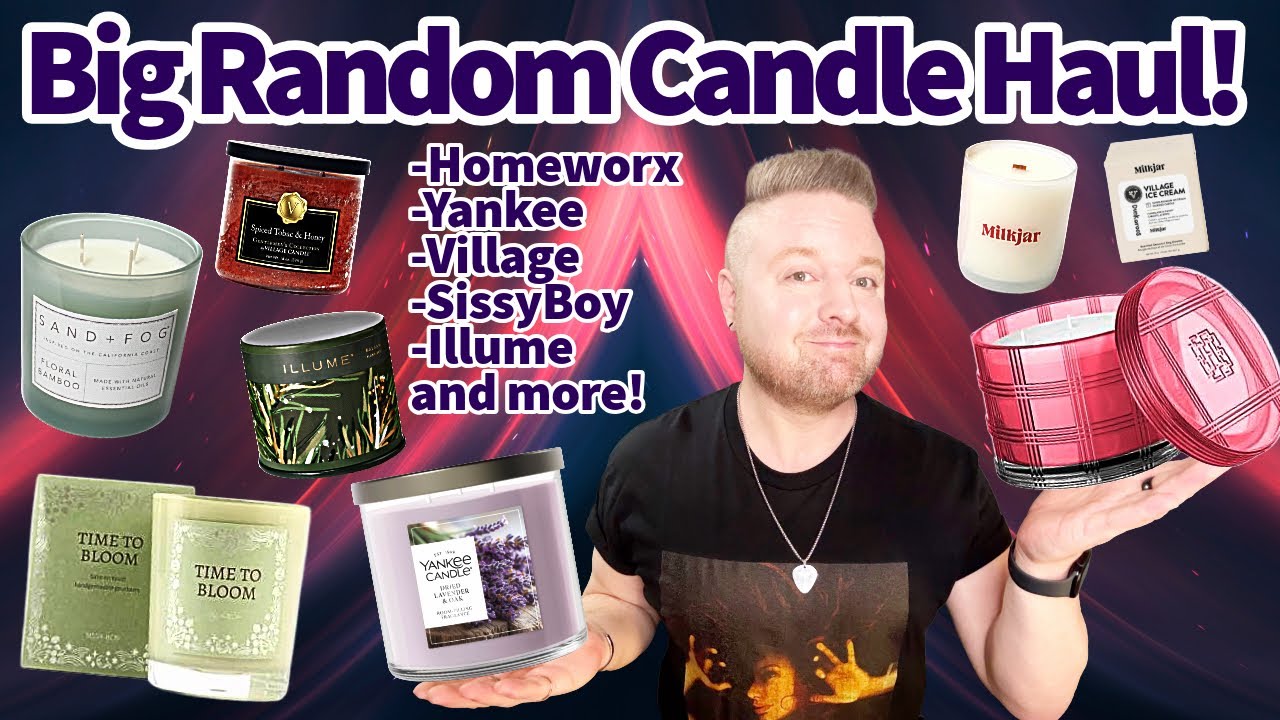 Big Random Candle Haul! Homeworx, Yankee, Village, Illume, Sissy Boy, & More! 