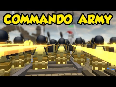I Created Commando Army In Tower Defense Simulator Roblox Youtube - commando roblox tower defense roblox play now for free online