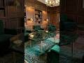 Mesmerizing Emerald & Black Epoxy Pour 🎨 | DIY Luxury Table #Shorts #epoxytable #interiordesign