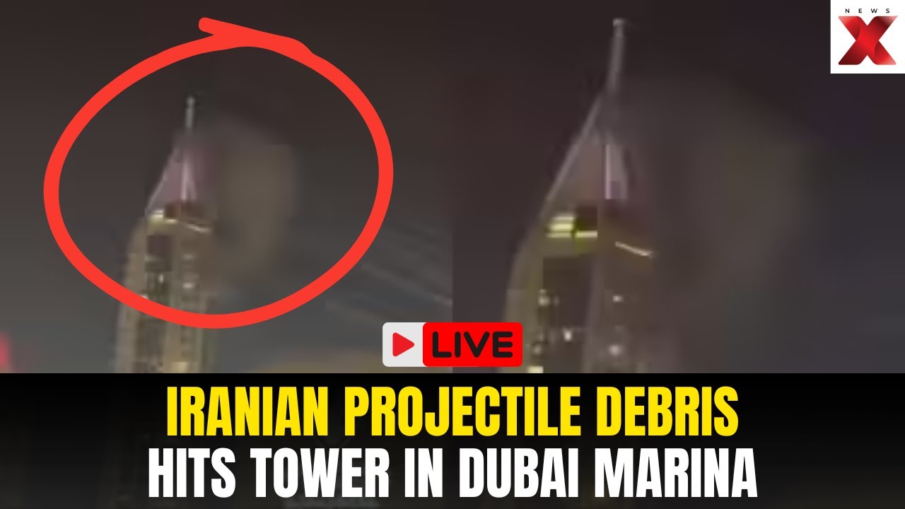 Dubai Skyscraper Hit LIVE: Smoke Rises Over Dubai Marina After Iranian Projectile Debris Hits Tower!