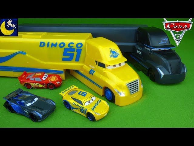 DISNEY CARS 3 HUGE DIECASTS PISTON CUP BLING DINOCO LIGHTNING MCQUEEN  CRUISING MACK HAULER JACKSON 