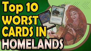 Top 10 Worst Homelands Cards (One of the Worst Sets Ever)