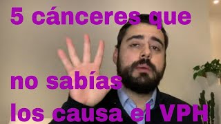 5 tipos de cáncer que causa el Virus del Papiloma Humano y no lo sabías