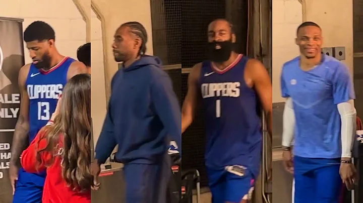 Kawhi, Westbrook, James Harden And Paul George Immediately After Clippers Game 1 Win Against Mavs - DayDayNews