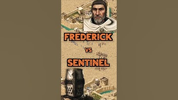 Frederick vs Sentinel | Stronghold Crusader: DE #strongholdcrusader #gameplay #rts #fireflystudios