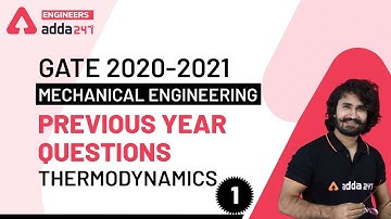 Thermodynamics | Previous Year Questions (Set 1) |GATE 2021 | Mechanical Engineering | SSC JE
