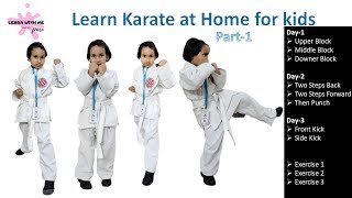 #learn #karate #kids #selflearning #selfdefense #learnwithpariin this
video, we will cover the first week of training.please find content
below.day-1uppe...