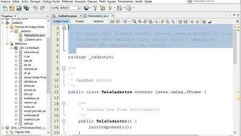 02   Tela CalcMedia Swing   Criando formulário JFrame