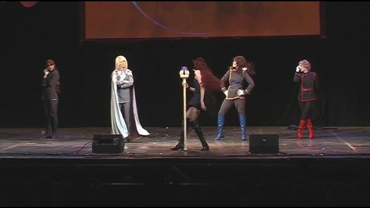 Sailor Moon cosplay. Days of in Dark Kingdom. Otaku Festival 2009. Shi-Tennou | Ши-тенно косплей