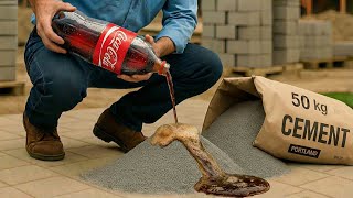 Coca Colayı Çimento Ile Karıştırın, İnanılmaz Sonuca İnanamayacaksınız Yaratıcılık İpuçları 9