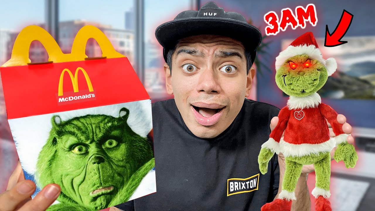 Do Not Order Grinch Happy Meal From Mcdonalds At 3am He Attacked Us Youtube