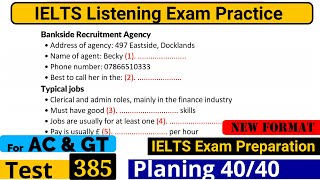 ielts listening practice test 2023 with answers [real exam - 385 ]